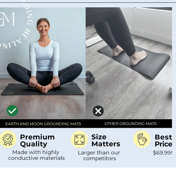 EUC Earth and Moon Grounding mat 36”x24” - Picture 9 of 12